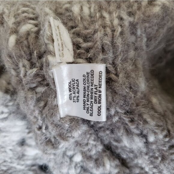 ANN TAYLOR Loft Alpaca Wool Open chunky‎ Cardigan XS/S - Picture 7 of 12